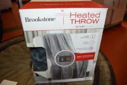 *Brookstone Heated Throw