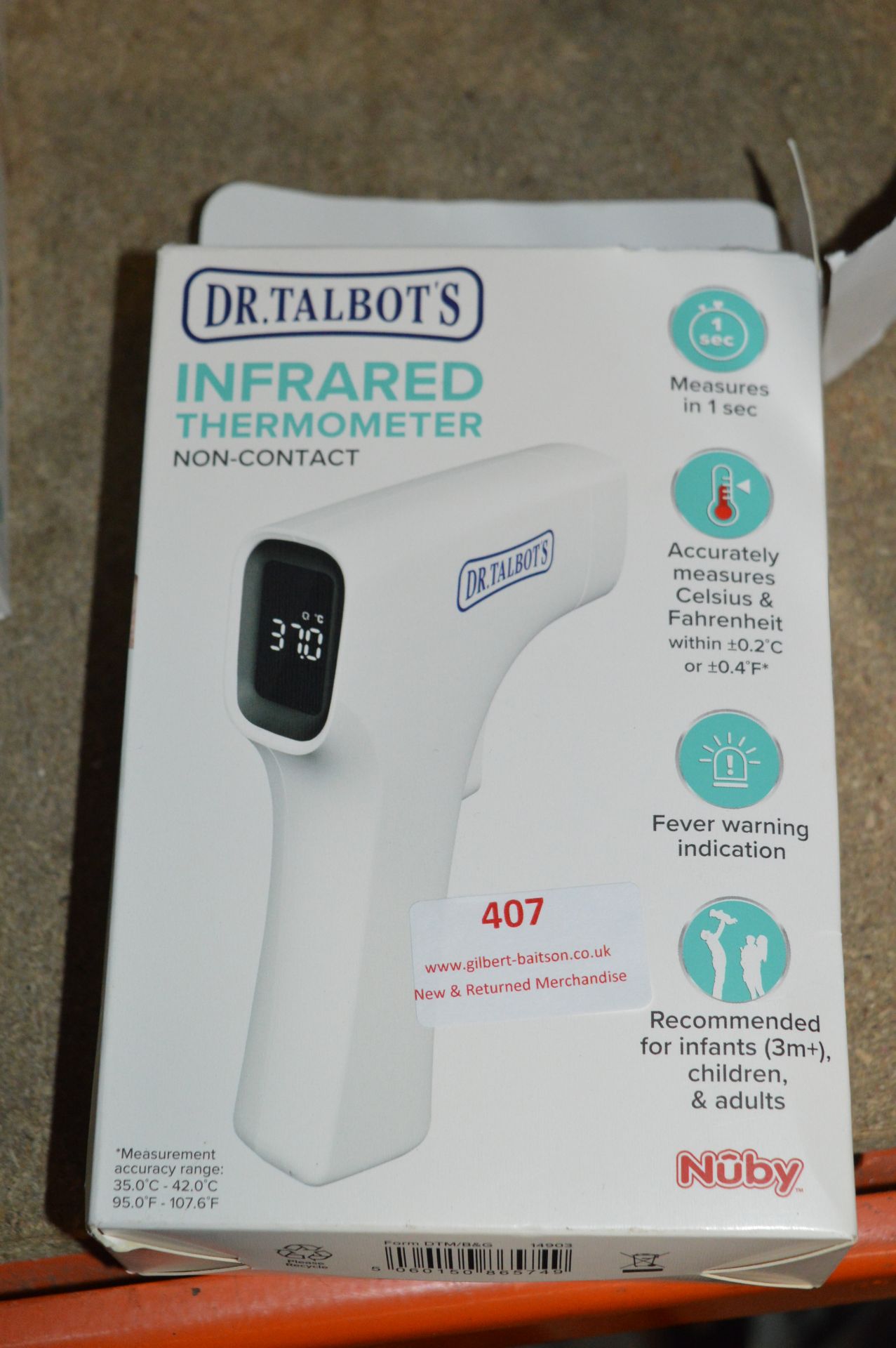 *Dr. Talbot's Infrared Thermometer
