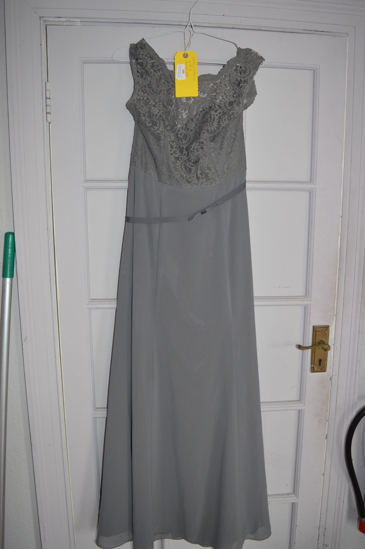 *Dessy Collection Size: 8 Charcoal Evening Dress