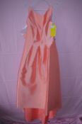 *Alfred Sung Size: 6 Apricot Evening Dress