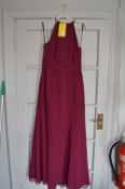 *Vivian Diamond Evening Dress Size: 12 in Ruby