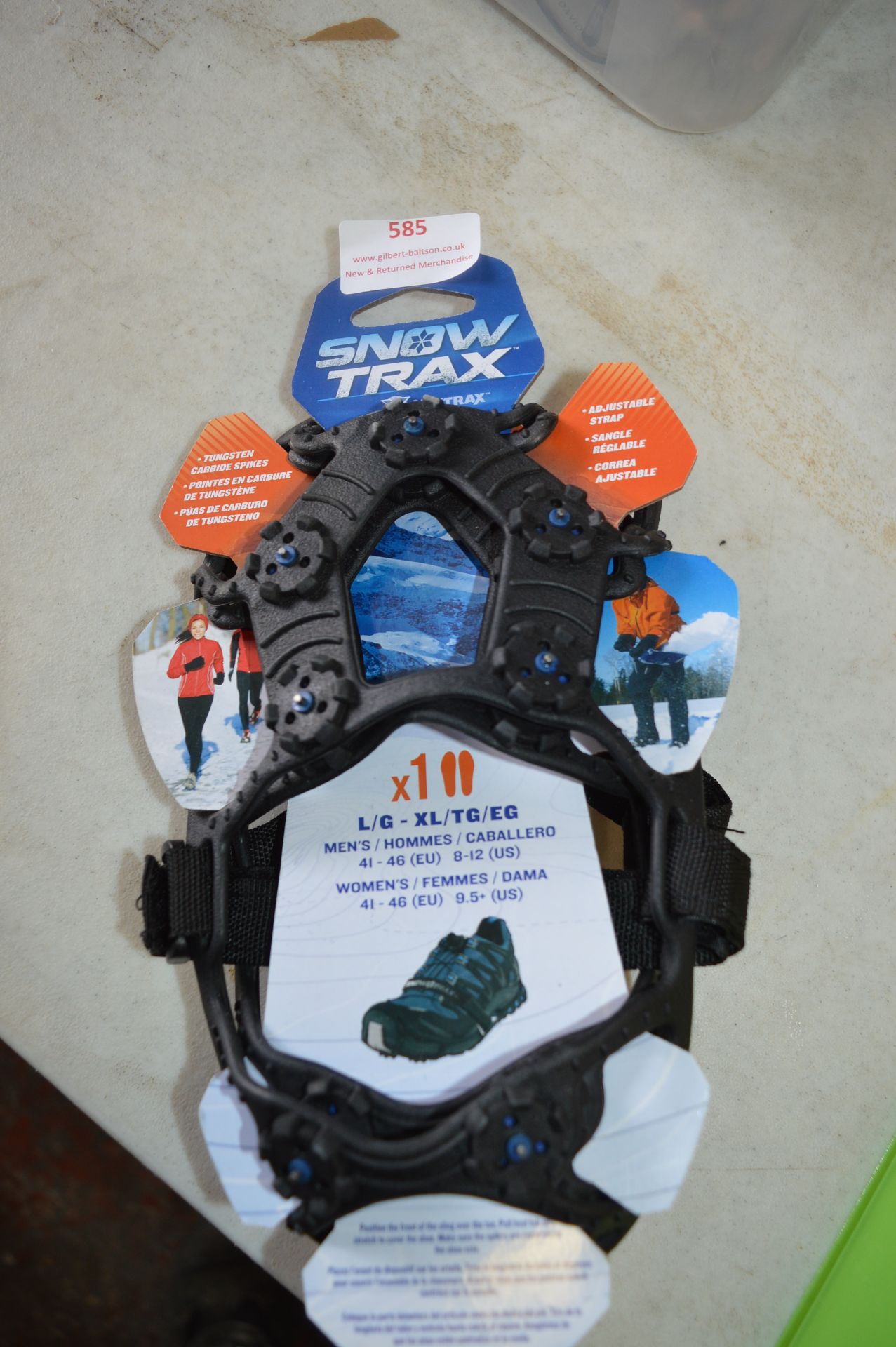 *Pair of Snow Trax Shoe Clamp Ons Size: L-XL