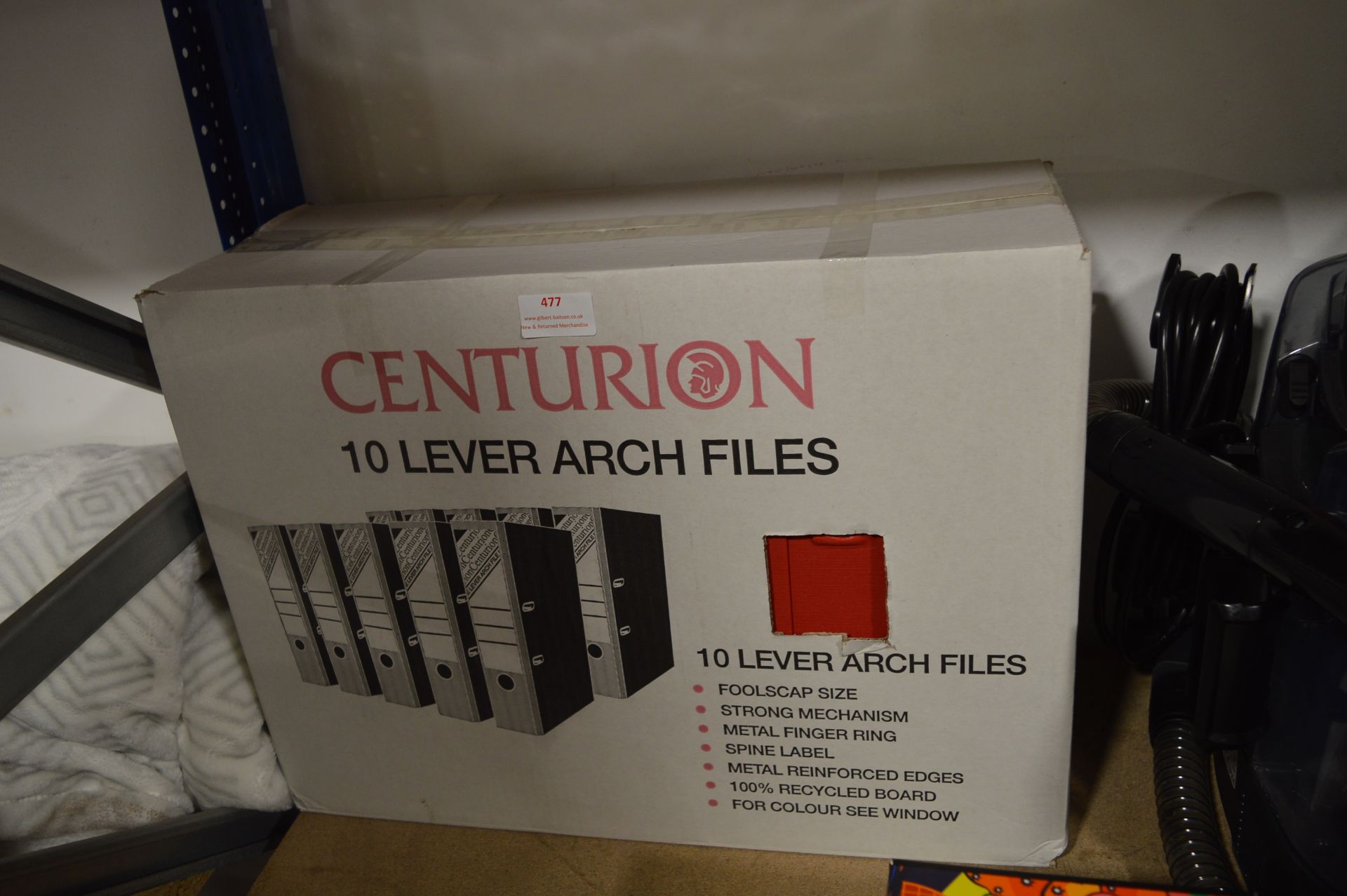 *Centurion Lever Arch Files 10pk