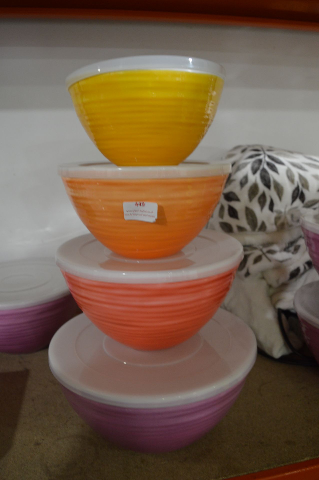 *Lidded Bowl Set 4pc