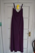*Thread Aubergine Evening Dress Size: M