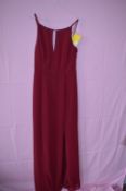 *Thread Size: 8 Burgundy Evening Dress