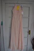 *Vivian Diamond Evening Dress Size: 6 in Blush