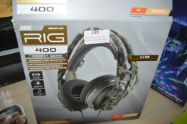 *Plantronics Rig400 Camo Gaming Headset