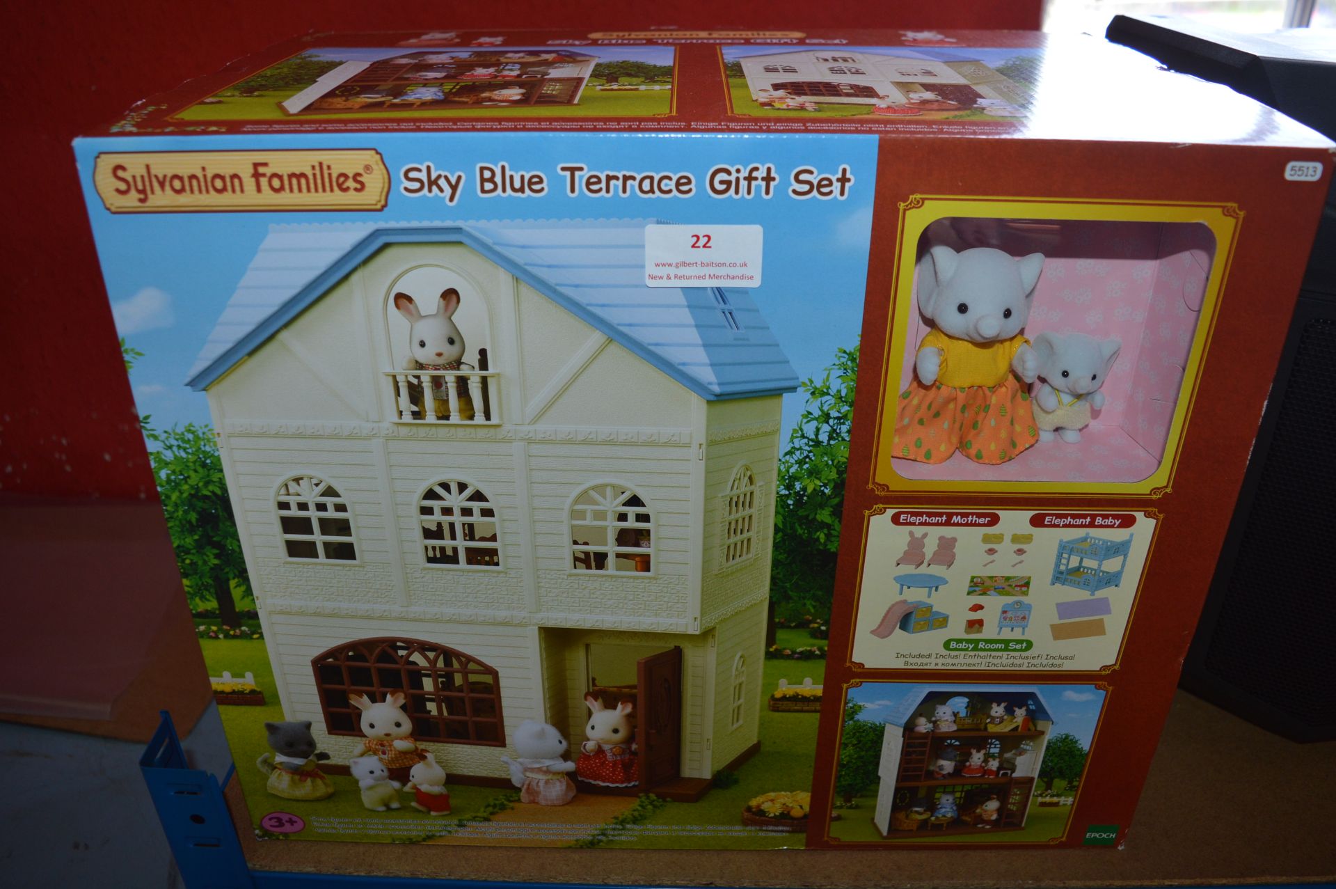 *Sylvanian Families Sky Blue Terrace Gift Set