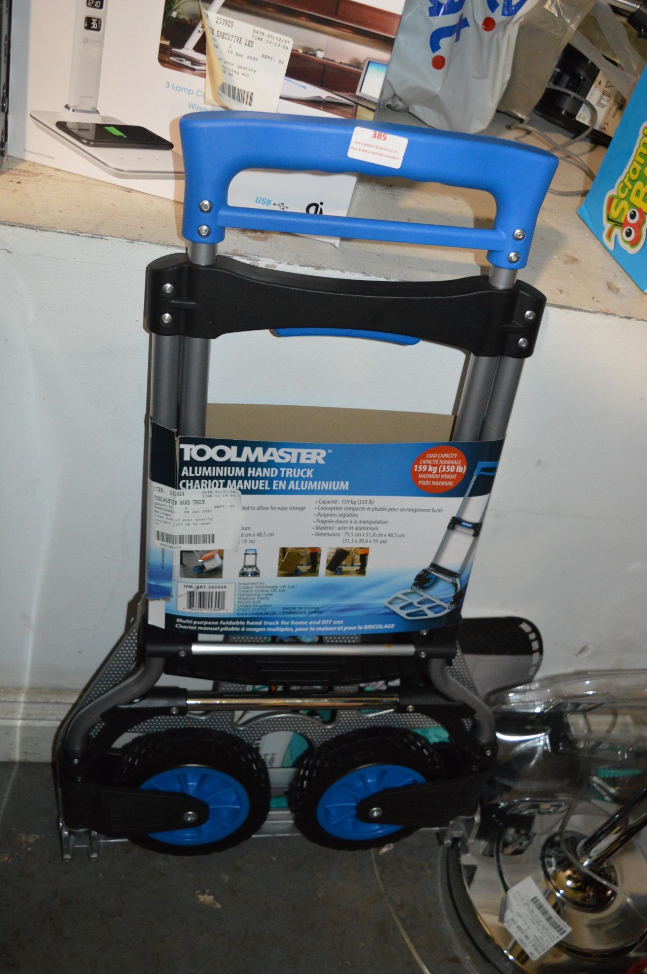 *Tool Master Aluminium Folding Hand Truck