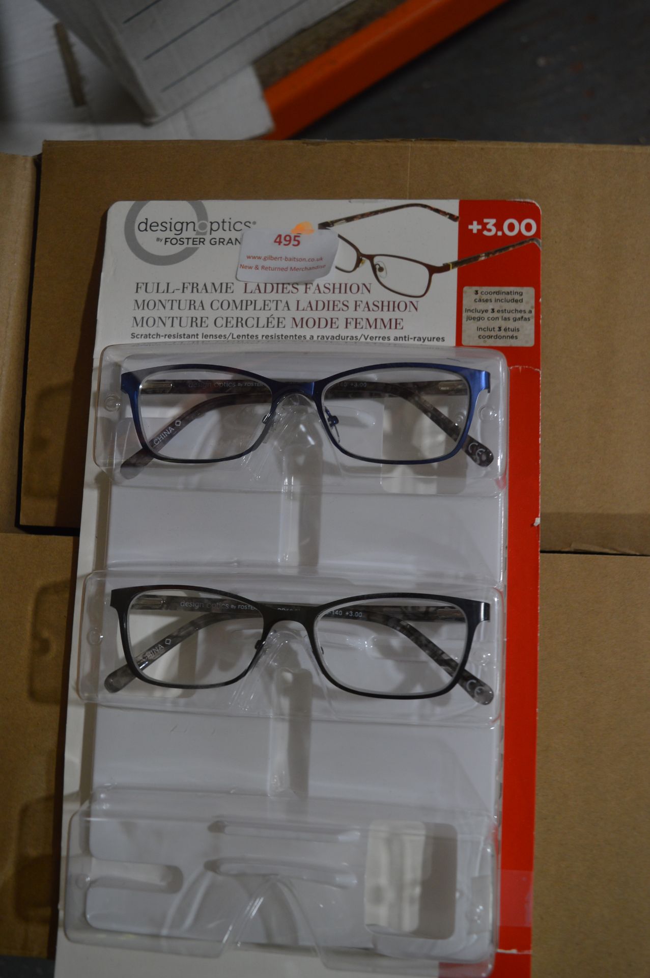 *Foster Grant Ladies +3.00 Spectacles 2pk