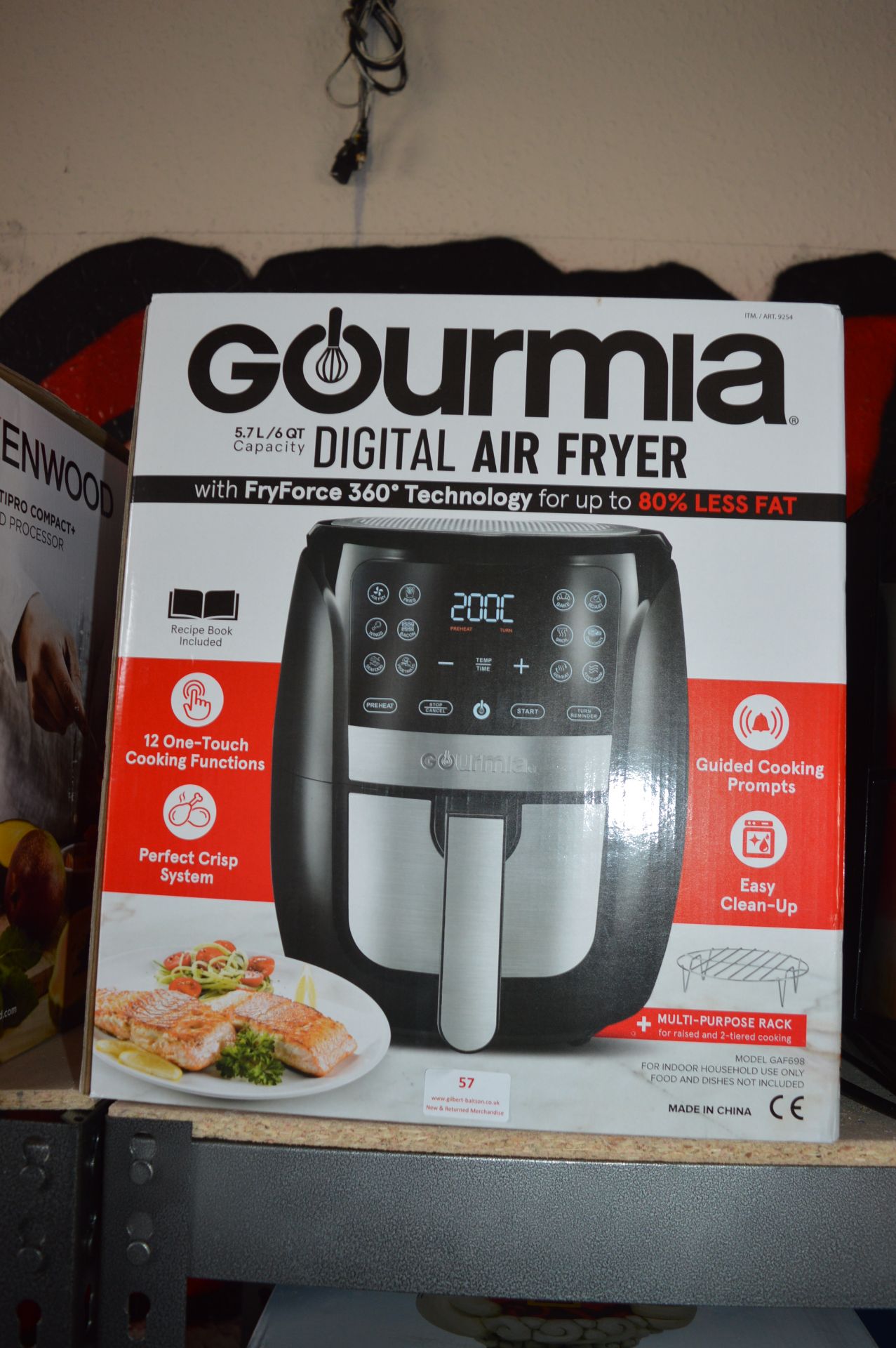 *Gourmia 5.7L Digital Air Fryer