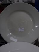 *40+ round plates with lip. 280 diameter