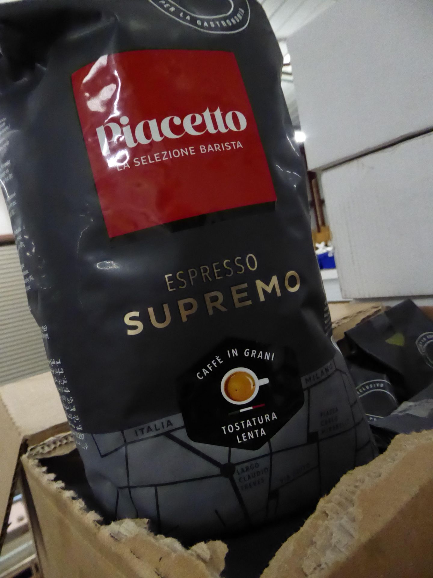 *6 x 1kg Piacello espresso supremo coffee beans