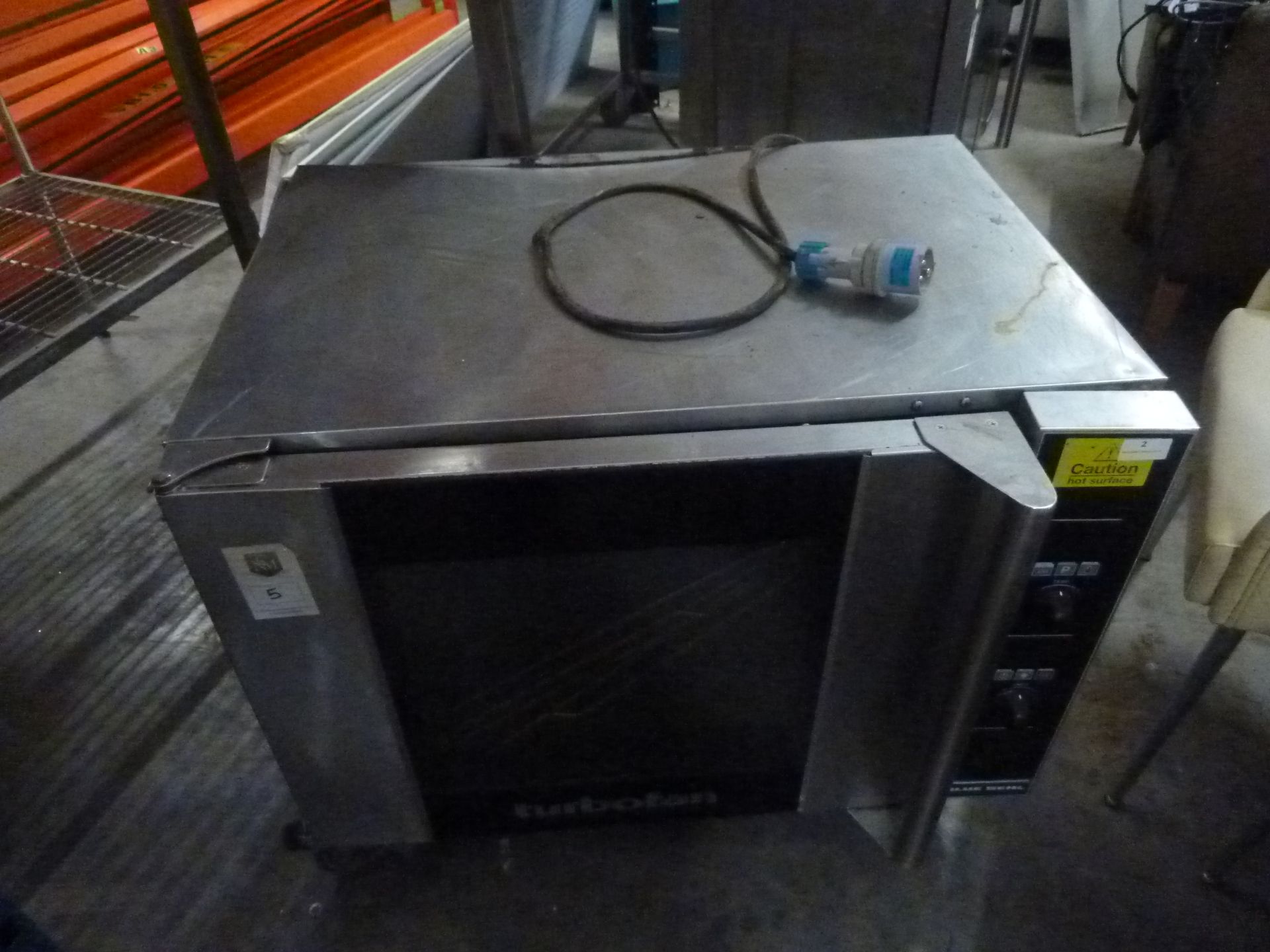 *Blueseal Turbofan oven E31D4 - from a national chain, on castors. 810w x 660d x 680h - Image 3 of 6