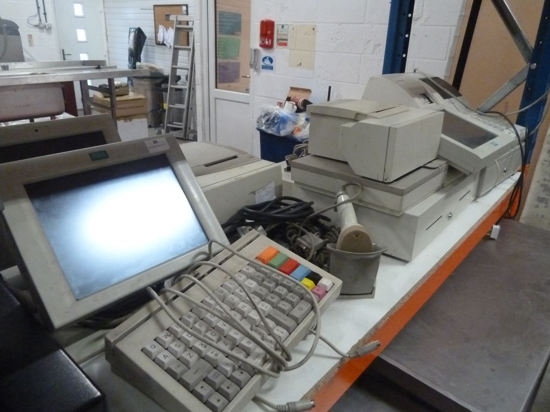 *assorted retro tills - including Samsung ER-5115 cash register with drawer, 3 x screens, keyboard,