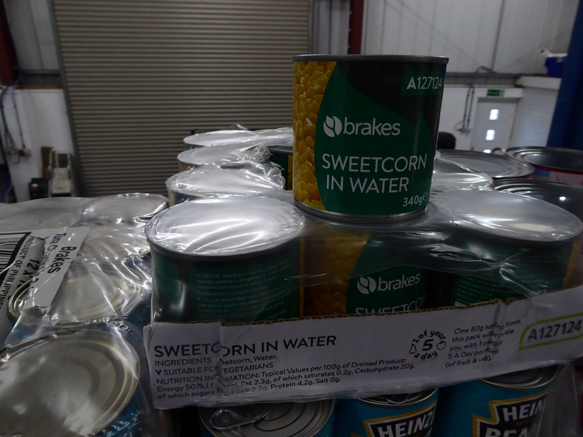 *large selection of tinned goods - 30 x 185g tuna, 16 x 415g Heinz baked beans, 12 x 340g sweetcorn, - Image 3 of 5