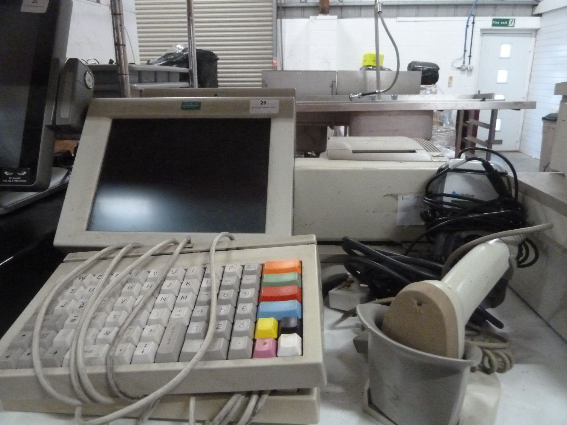 *assorted retro tills - including Samsung ER-5115 cash register with drawer, 3 x screens, keyboard, - Image 3 of 5