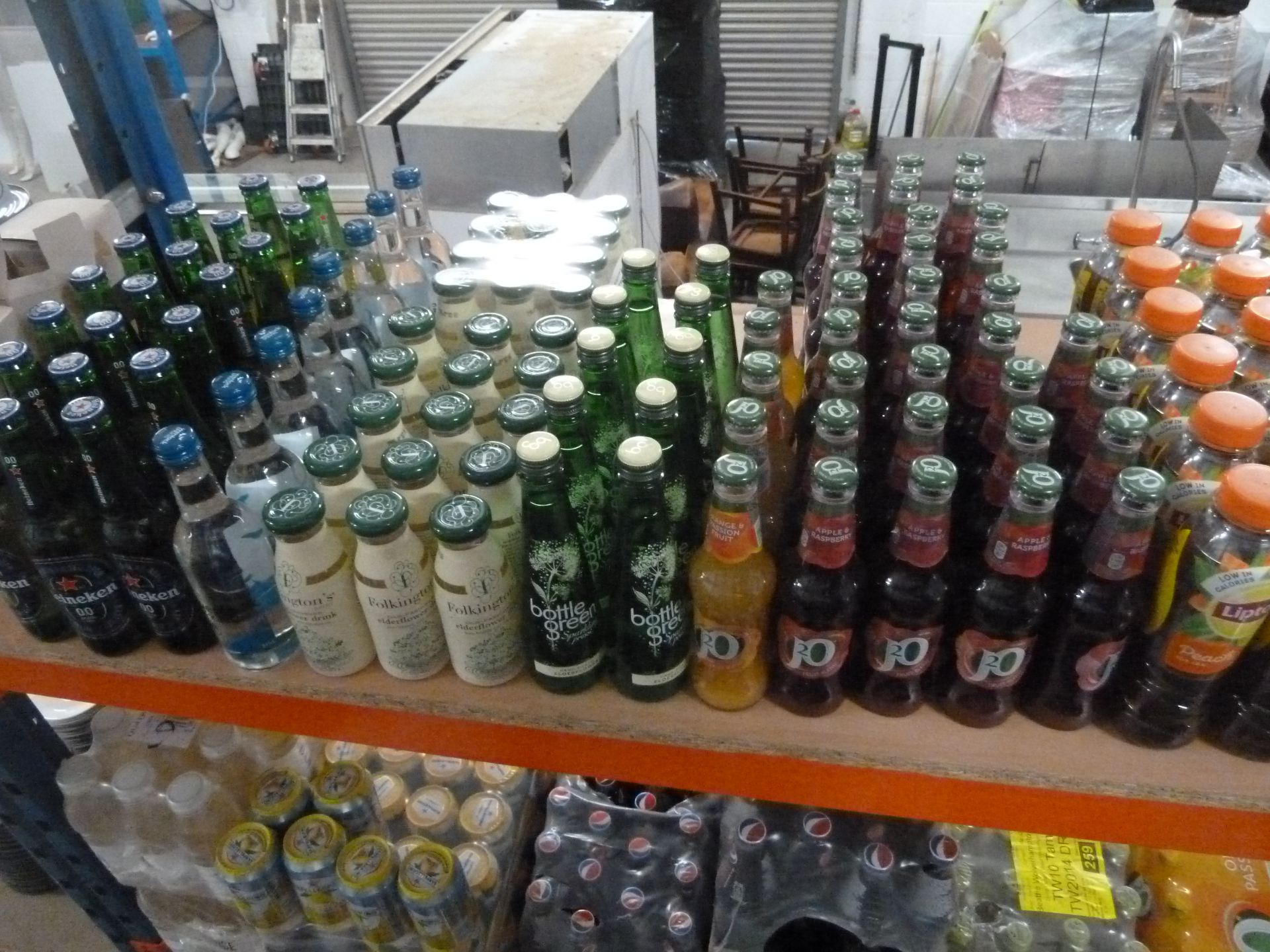 *very large quantity of loose soft drinks, 300+ items - J20's/fruit shoots/7up/pepsi/water/iced tea/ - Image 2 of 6