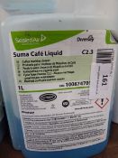 *2 x full (plus 2 x part) x 1L suma café liquid - coffee machine cleaner