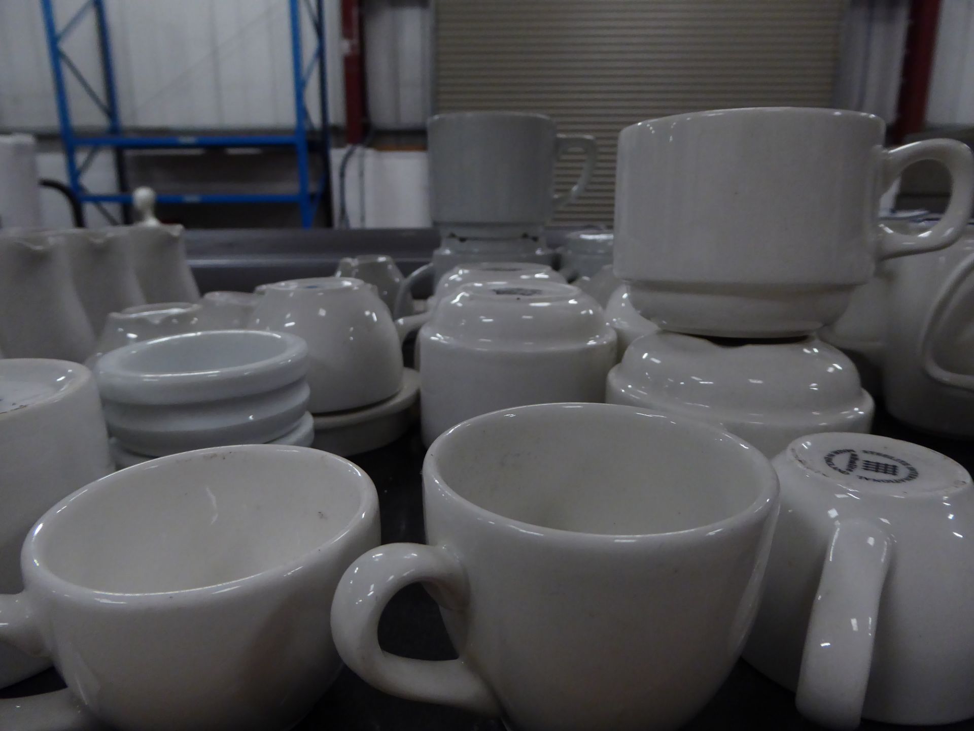 *misc white cups - Image 3 of 3