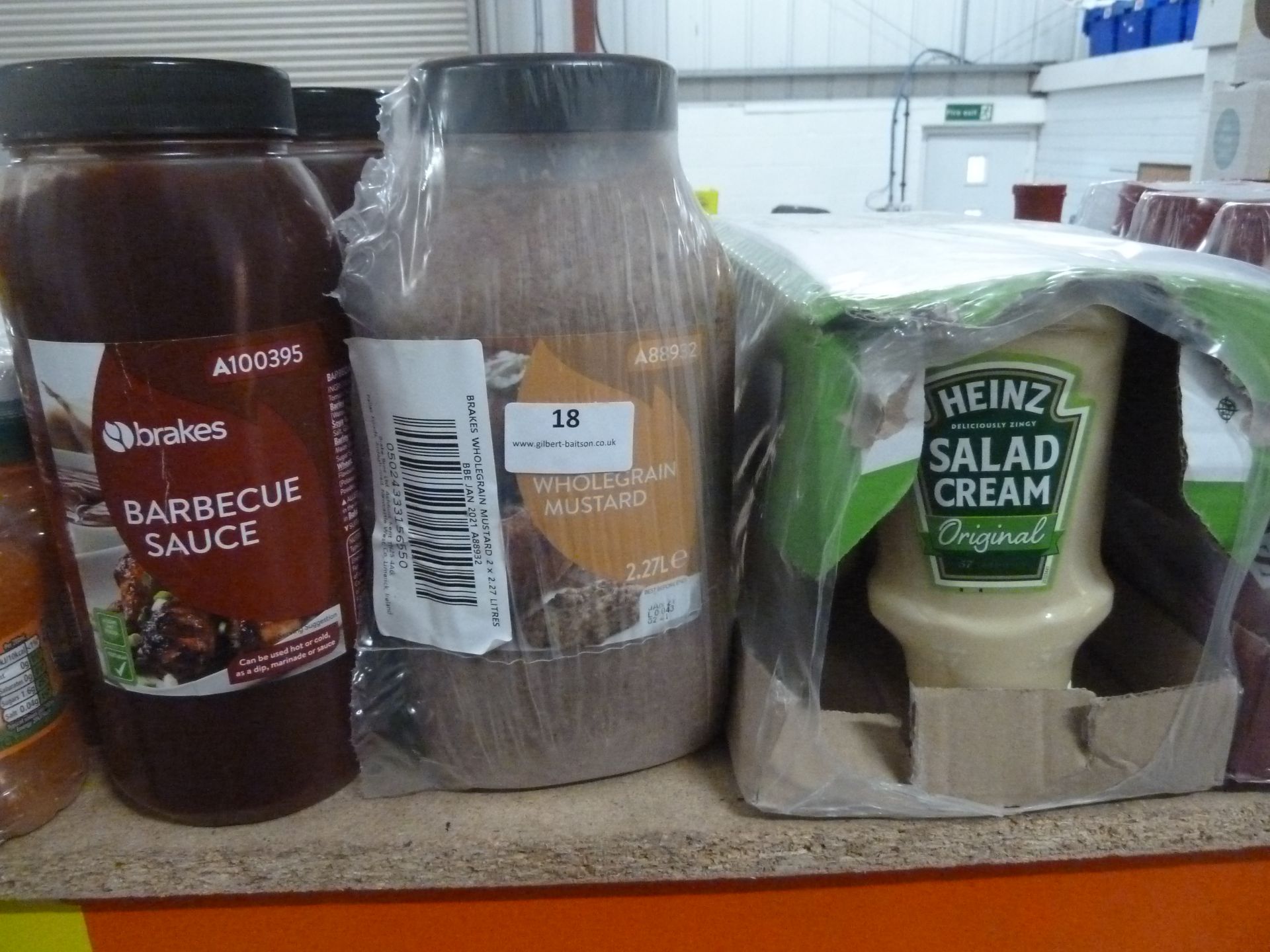 *assortment of condiments - BBQ/mustard/vinegar/balsamic/sachets - Image 2 of 4