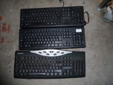 *3 x black keyboards