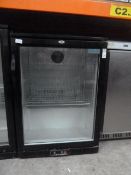 *undercounter bottle fridge with glass door. 600w x 560d x 860h