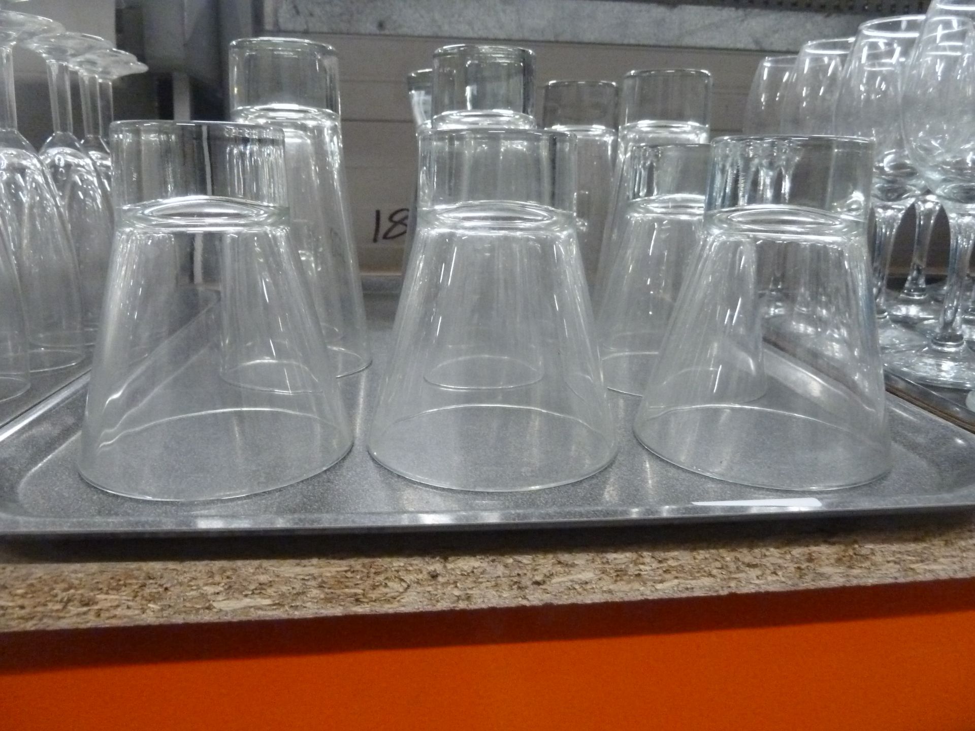 *10x assorted glasses with chunky bases