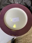 * 12inch Purple Rimmed Plate