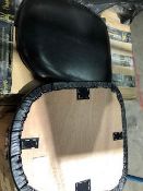 * 70 x brand new black faux leather Velcro sear pads to fit chivari cross back and Cheltenham chairs