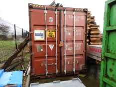 *40ft High Cube Container, Condition Good. This lot is located at Papakata, 1 Lancaster Cl, Sherburn