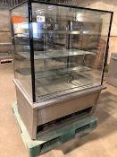 * refridgerated deli display fridge rear sliding doors size width 950mm x depth 780mm x height