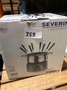 * severin fondue set 240v Located at Grantham, NG32 2AG