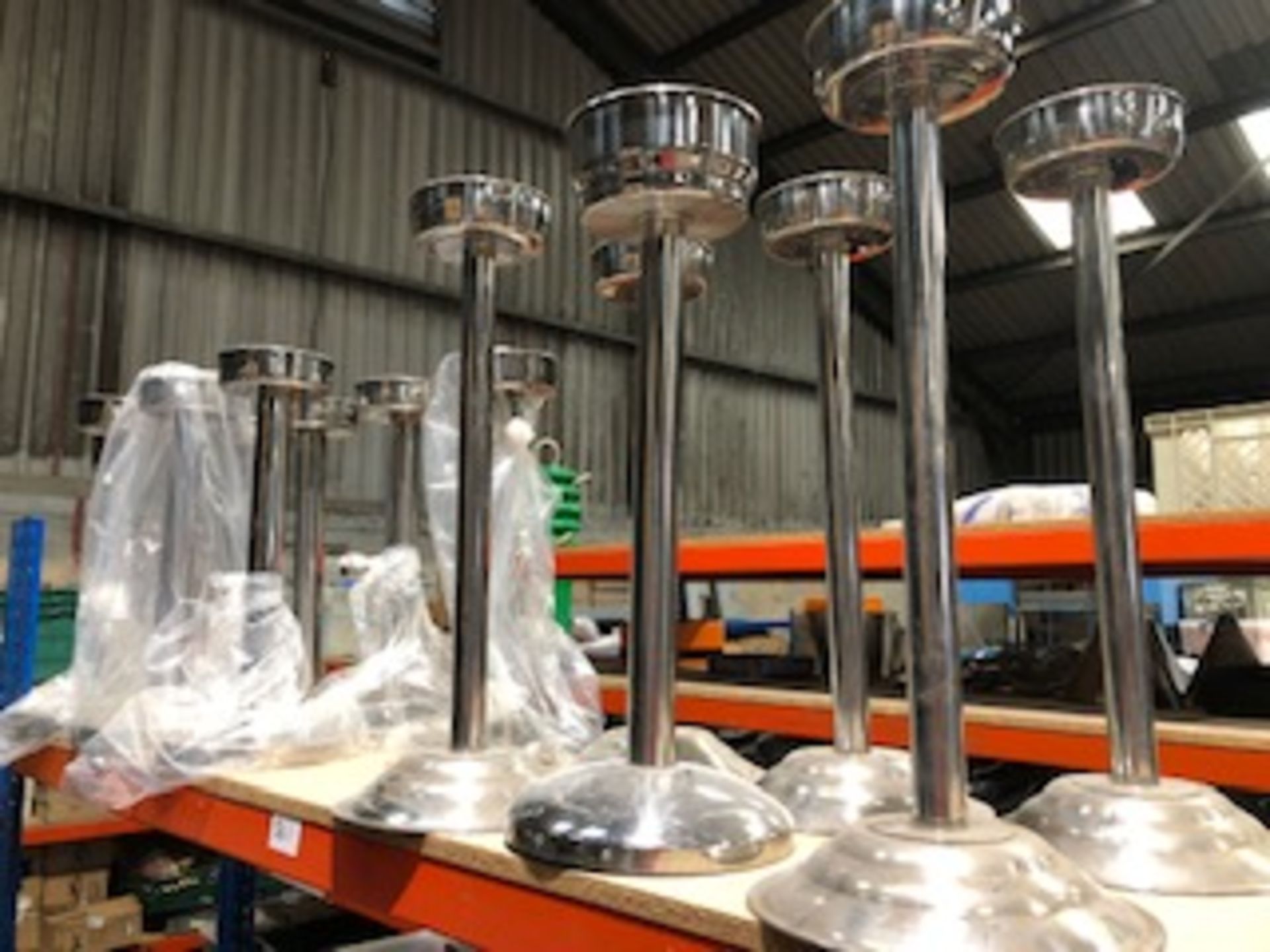 * 13 x champagne bucket stands Located at Grantham, NG32 2AG