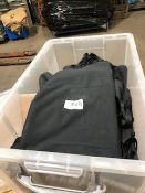 * Job lot of laundered black waiters aprons Located at Grantham, NG32 2AG