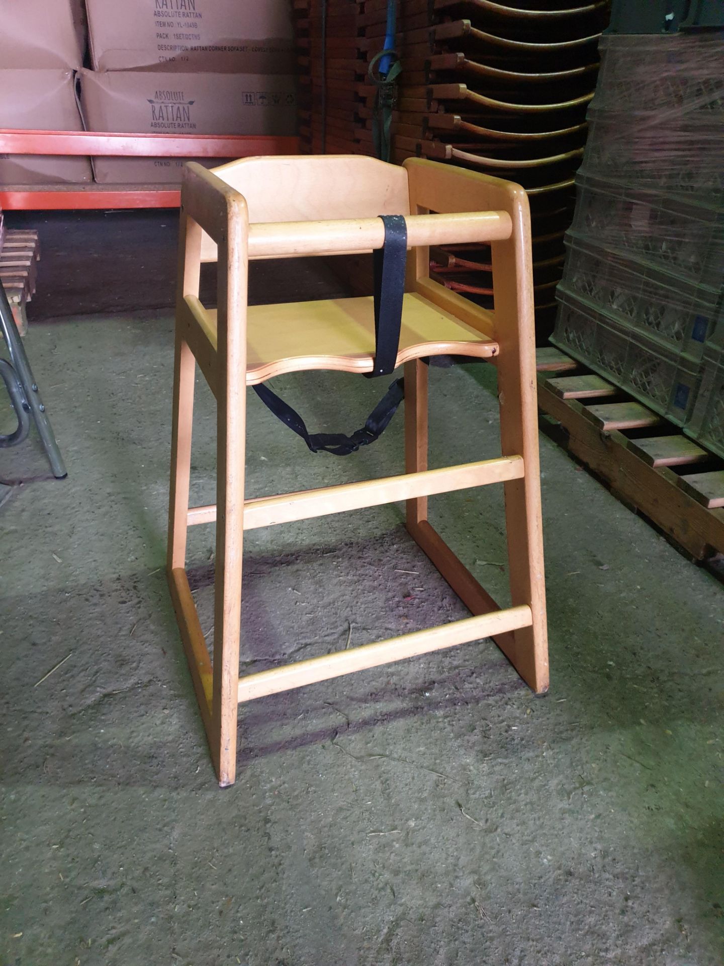 * Childs High Chair with Strap