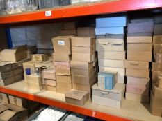 * contents of shelf approx 1200 + various glass and ceramic t light holders Located at Grantham,