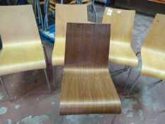 *5 Tubular Framed Chair with Plywood Seats/Backs. Located at 389-395 Anlaby Road, Hull, HU3 6AB