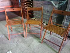 * Rustic Style Folding Chairs