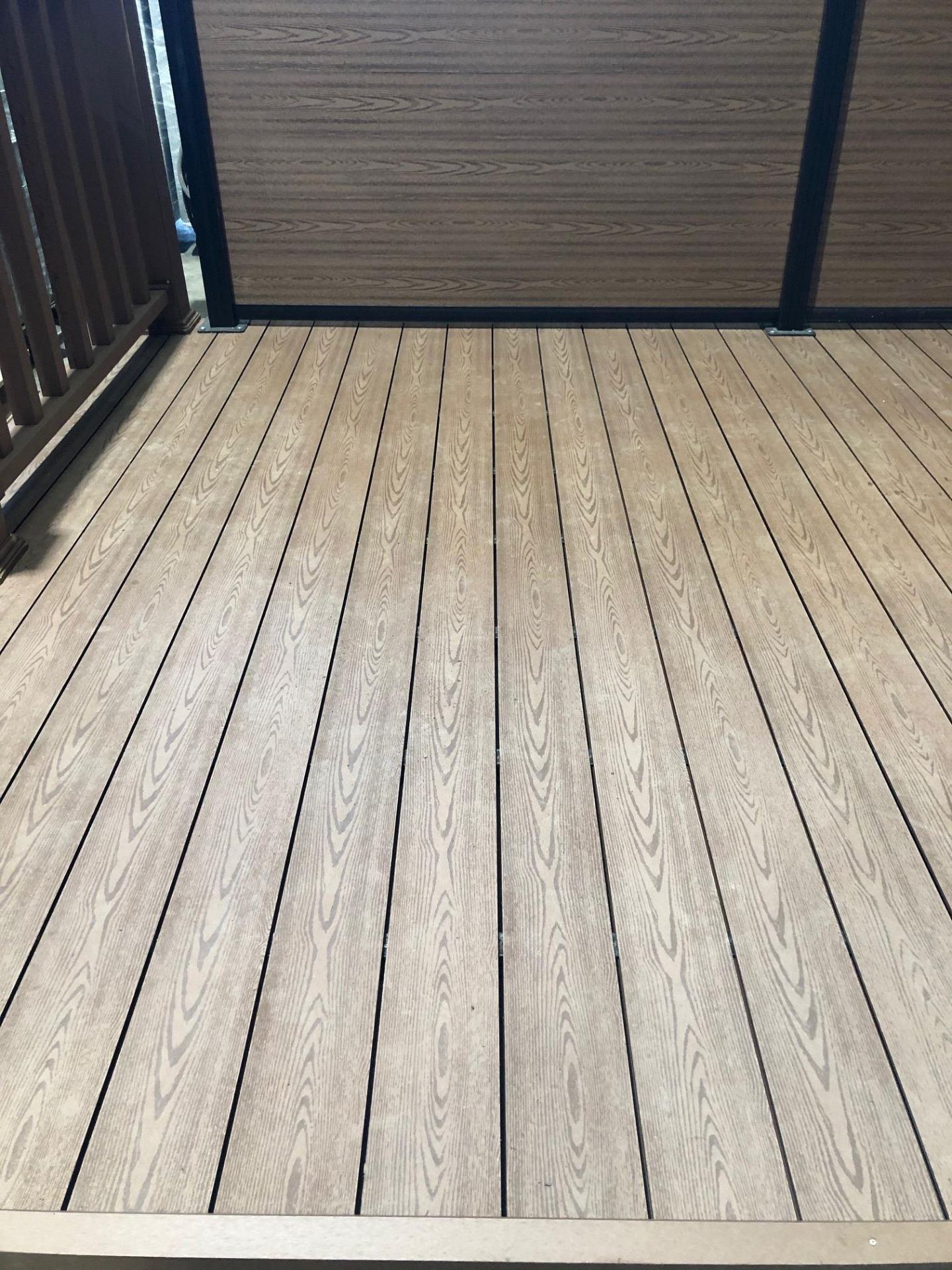 * Complete Light Grey WPC decking Kit 2.9m x 2.9m includes joists - clips - decking - screws & fixin - Image 3 of 7