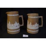 Two Copeland Hunting Jugs