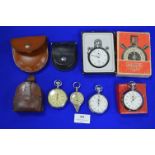 Four Stopwatches Including a Boxed Heuer & Smiths plus Two Others