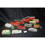 Playworn Diecast Buses and Fire Engines, etc.