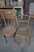 Pair of Bentwood Pub Chairs