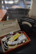 Vintage Universal Avometer plus Electric Fire and Pifco Massager