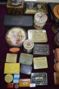 Vintage Tins; Tobaccos, Toffees, etc.