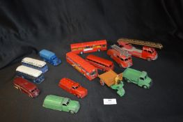 Dinky Buses, Fire Engines, Tankers, etc.