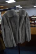 Ladies Grey Fur Jacket