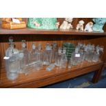 Vintage Glass Druggists Bottles etc.